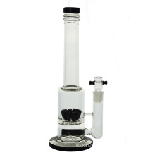 Inline Showerhead rociador Hookah tubo de agua de vidrio para fumar (ES-GB-440)